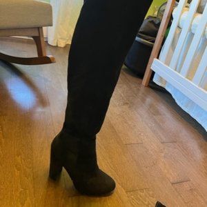 ALDO SUEDE OVER THE KNEE BOOTS